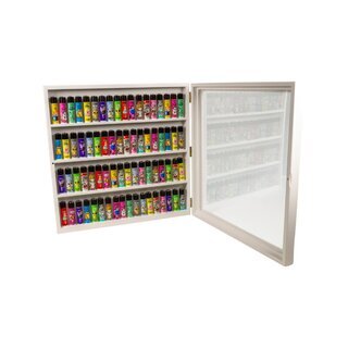 Clipper Vitrine - leer 72er Weiss 42x42cm (1 Stk)