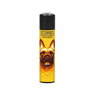 Clipper Feuerzeug Softflame - Hunde Gelb (1 Stk)