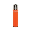 Clipper Feuerzeug Softflame Micro - Solid Branded Orange...