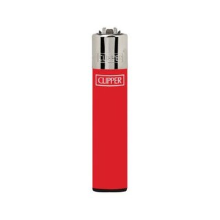 Clipper Feuerzeug Softflame Micro - Solid Branded Rot (1 Stk)