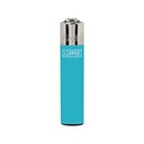 Clipper Feuerzeug Softflame Micro - Solid Branded T�rkis...